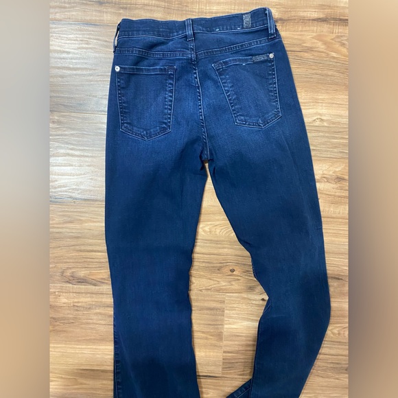 7 for all mankind (b)air size 28 wide leg jeans - Picture 3 of 4